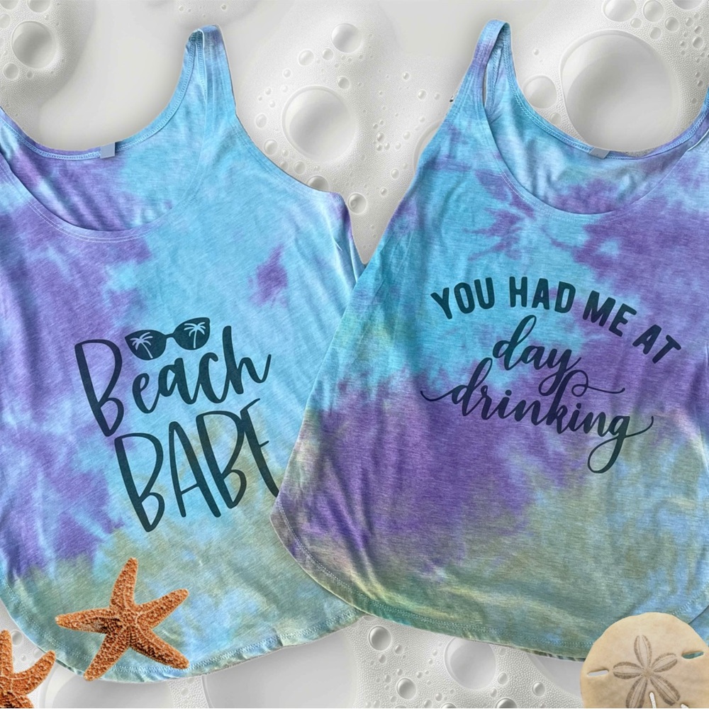 Summer Tie-Dye Tank Tops - NEW!